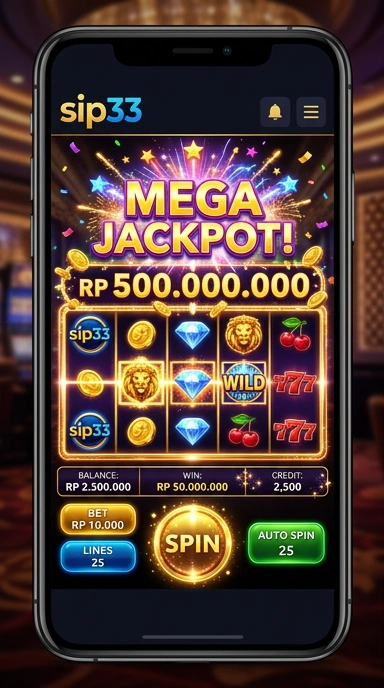 Tampilan antarmuka sip33 yang sederhana dan efektif.